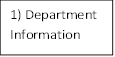 1) Department Information


